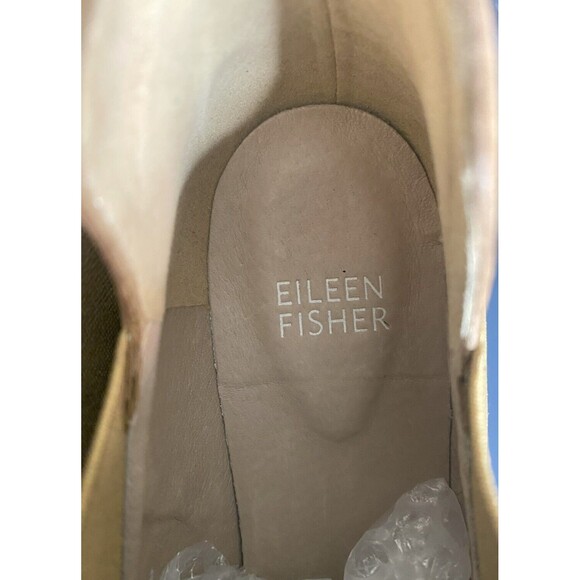 Eileen Fisher Perry $245 Women's Booties Boots Size 6.5 Leather Tan - Picture 12 of 13